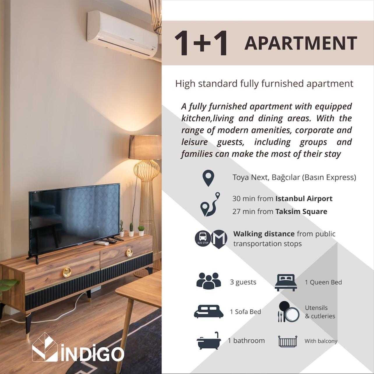 Stylish Getaway - Immerse Yourself In Luxury Daire İstanbul
